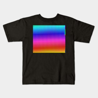 Rainbow Polka dots 008 Kids T-Shirt